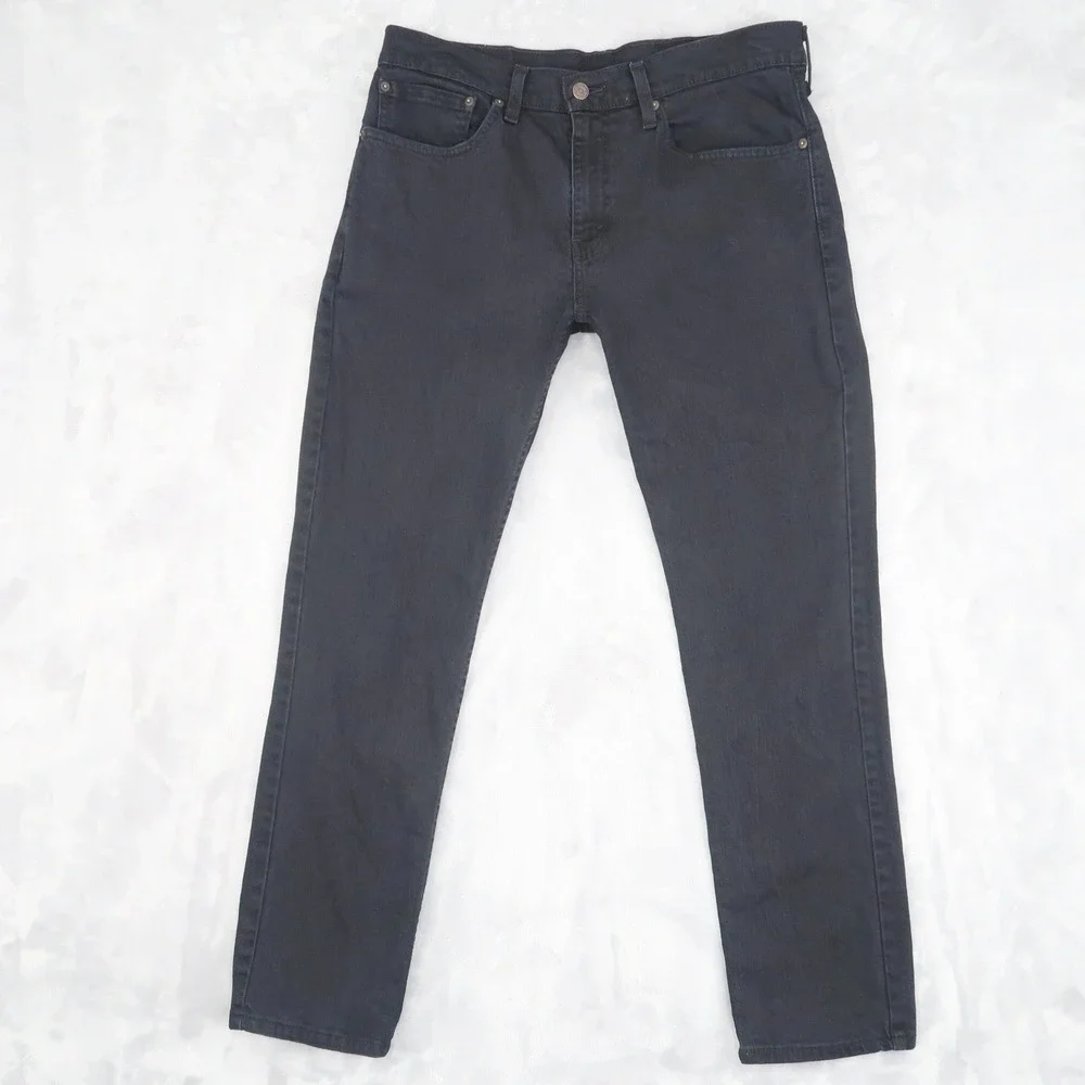 Levi Jeans Mens 34x30 Fits 33x30 Black 511 Slim Fit 04511-4406 Tapered Stretch
